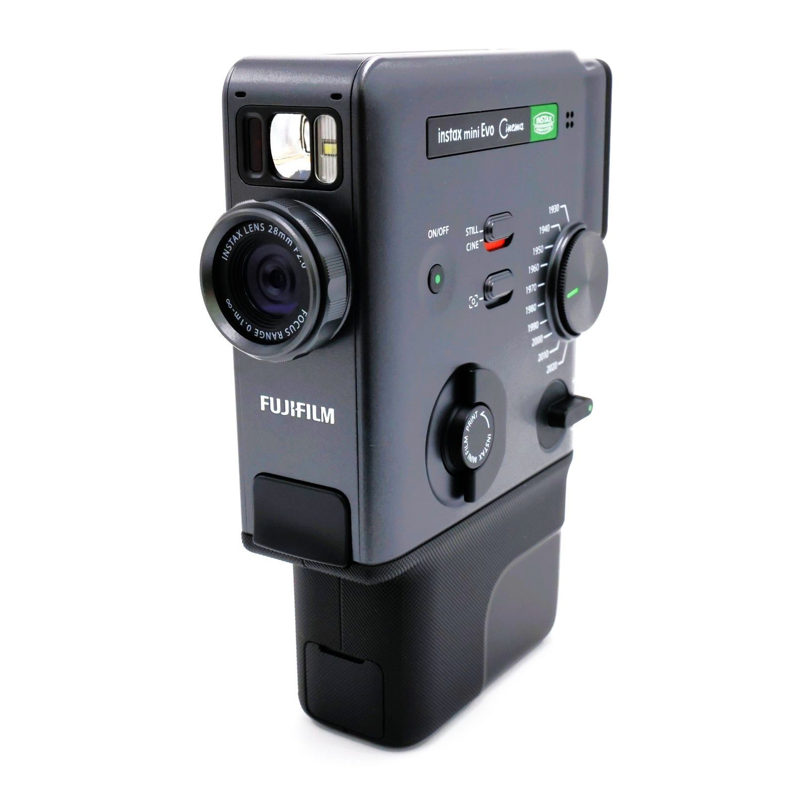 |中古-美品| FUJIFILM instax mini Evo Cinema Ver.1.01 主要言語対応 | Serial#:A160002048 ハイブリッドインスタントカメラ（デジタル撮影＋チェキプリント機能搭載） | 動作確認済