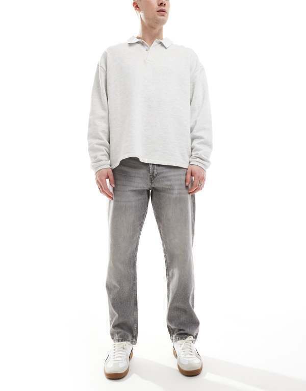 ジャック アンド ジョーンズ メンズ ボトムス デニムパンツ ジーンズ Jack Jones Chris straight jeans wash Gray Denim グレー