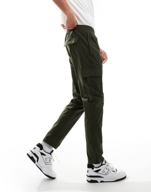 オンリーアンドサンズ メンズ ボトムス カジュアルパンツ ショートパンツ ONLY SONS tapered tech cargo shorts Rosin グリーン 16,410円