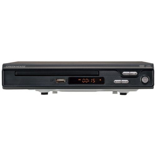 DVDプレーヤー(HDMIケーブル) GH-DVP1M-BKGH-DVP1M-BK【グリーンハウス】