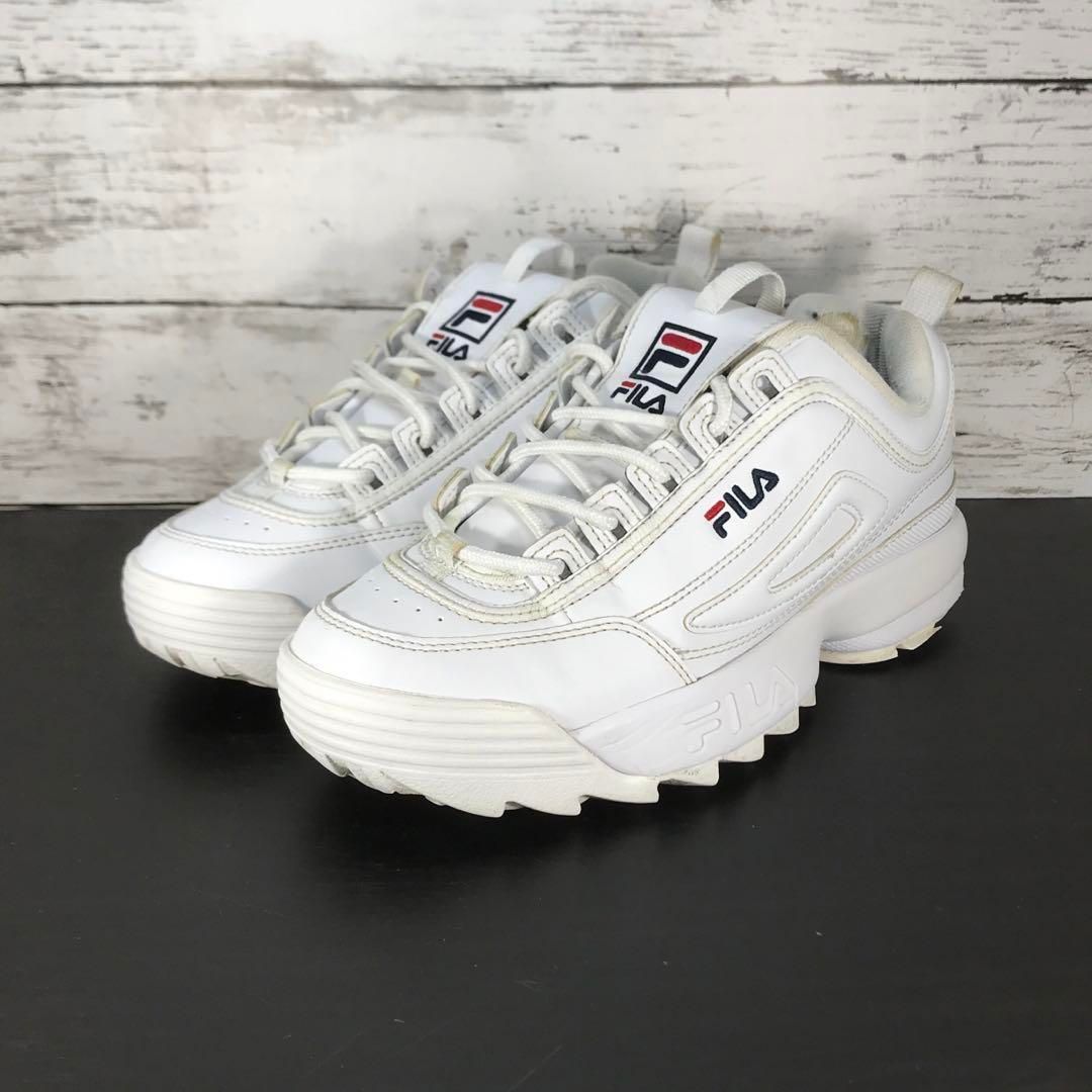 FILA DISRUPTOR 2 フィラ ディスラプター ホワイト 白 24.5cm UFW19054-125 L02925