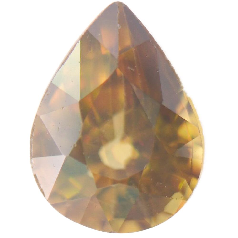 1.137ct ジュエリールース 天然チタナイ スフェーンルース Loose ルース イエロー 【♀】【S】【レディース】★■613080【中古】