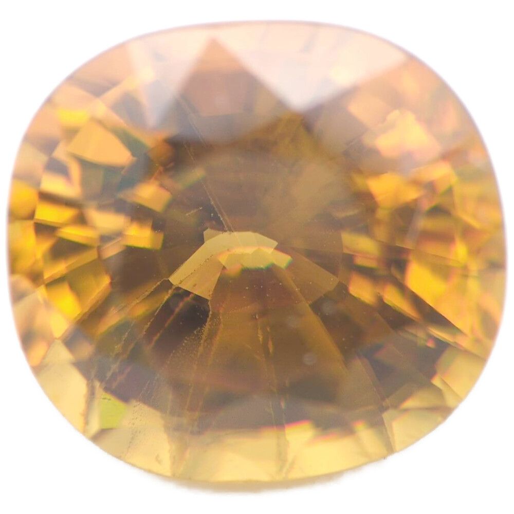 4.178ct ジュエリールース 天然チタナイト スフェーンルース Loose ルース イエロー【♀】【S】【レディース】★■613076【中古】