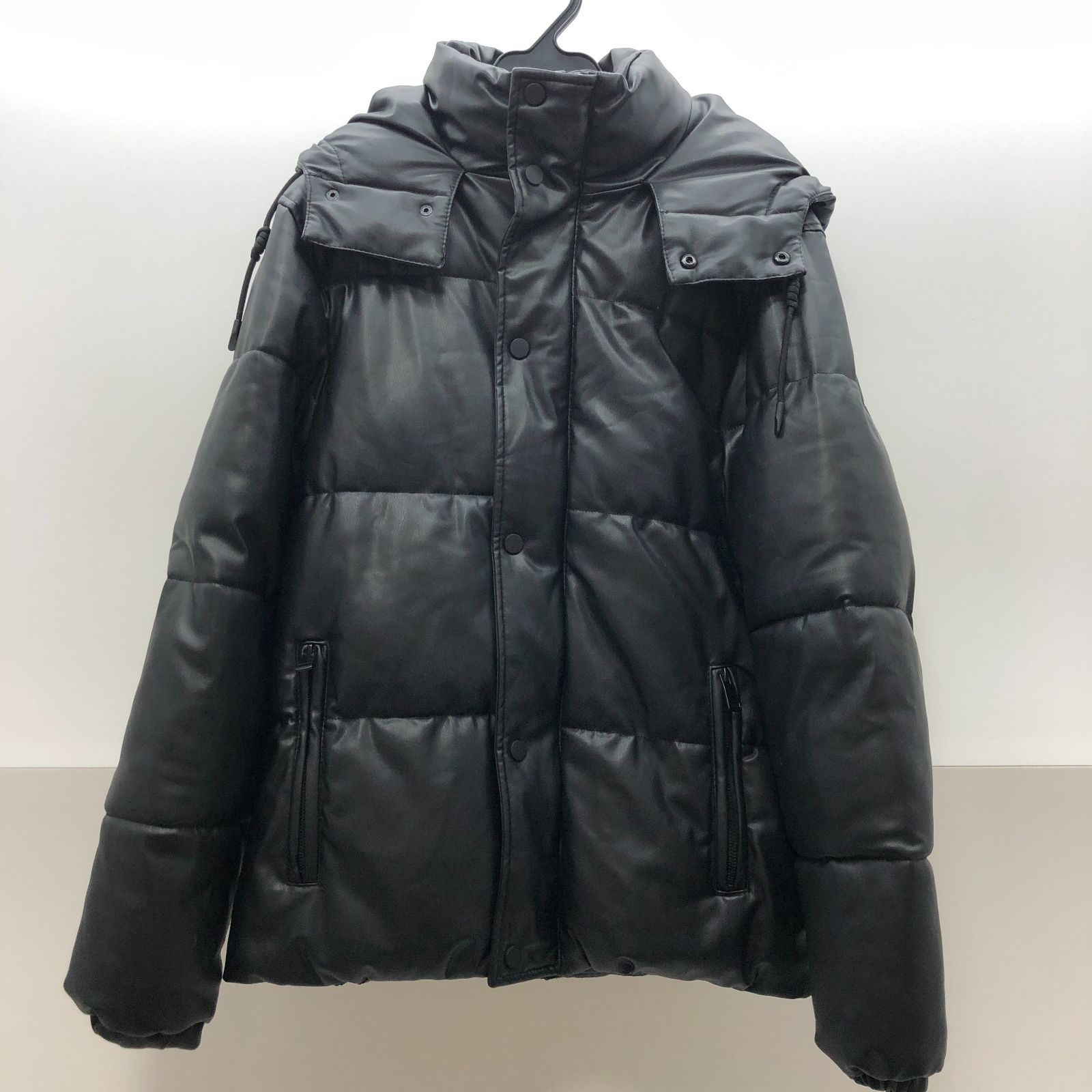 ZARA メンズ ダウンジャケット Sサイズ ブラック 黒 ザラ SGKY26-1757