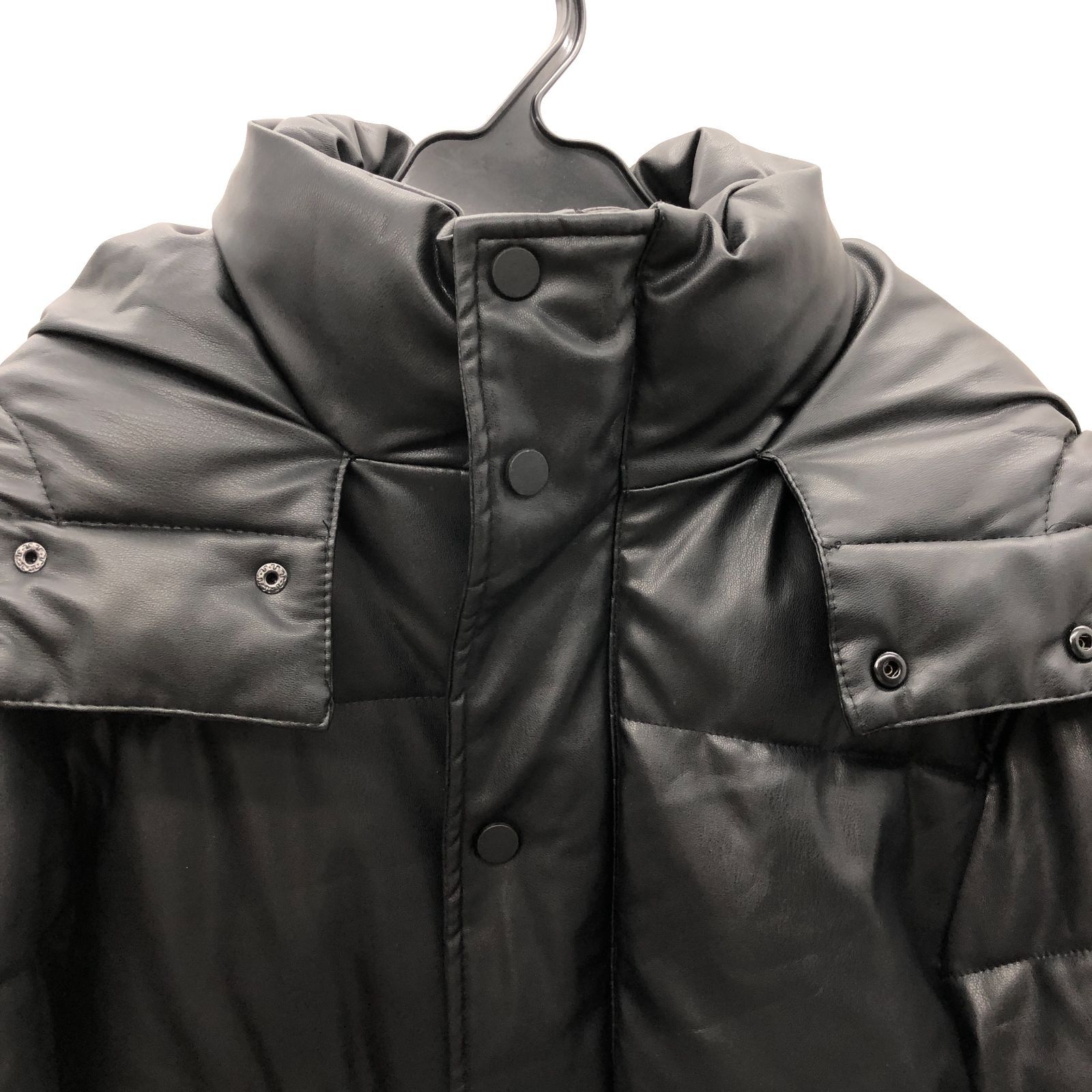 ZARA ブラック ダウンジャケット S ZARA メンズ ダウンジャケット Sサイズ ブラック 黒 ザラ SGKY26-1757