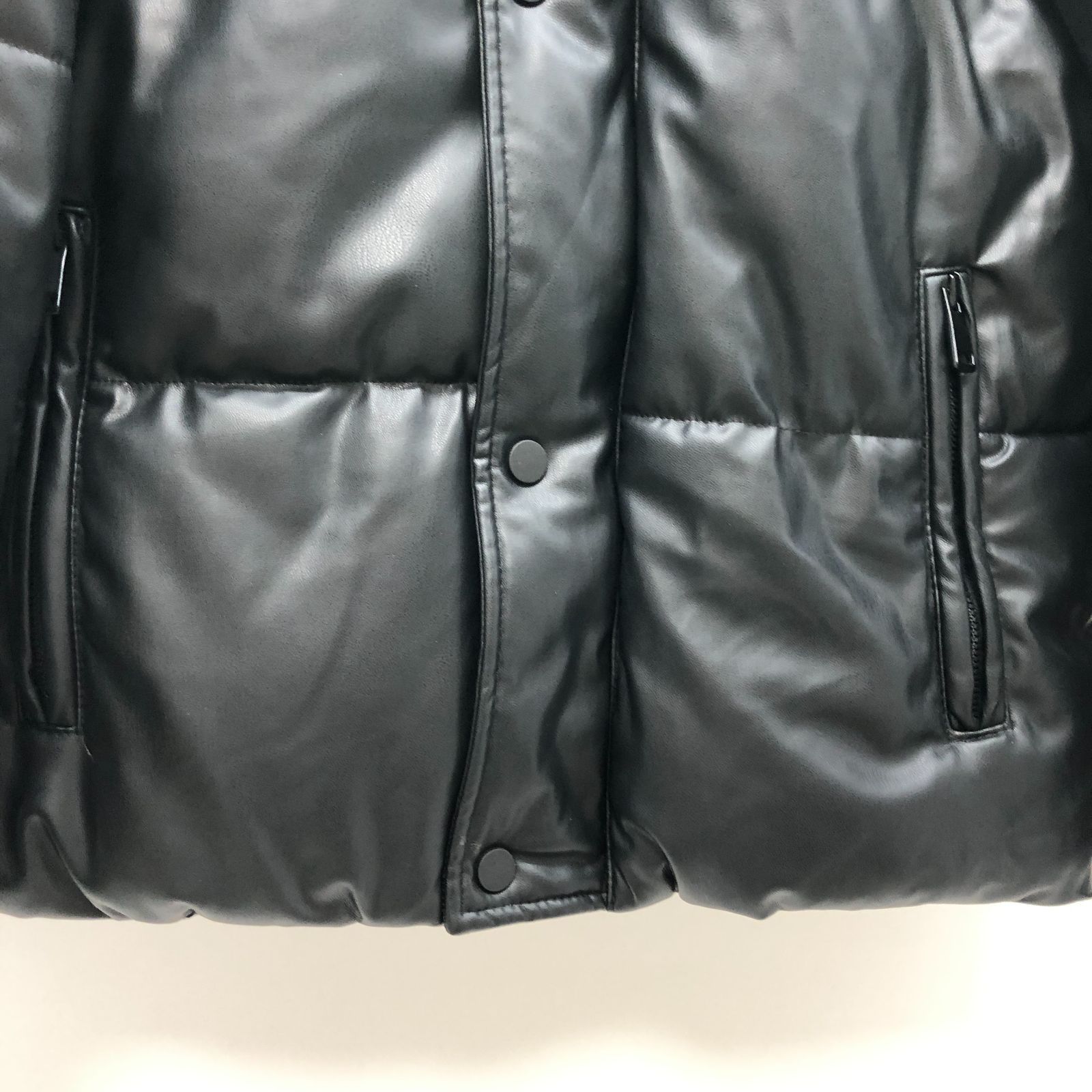 ZARA メンズ ダウンジャケット Sサイズ ブラック 黒 ザラ SGKY26-1757 