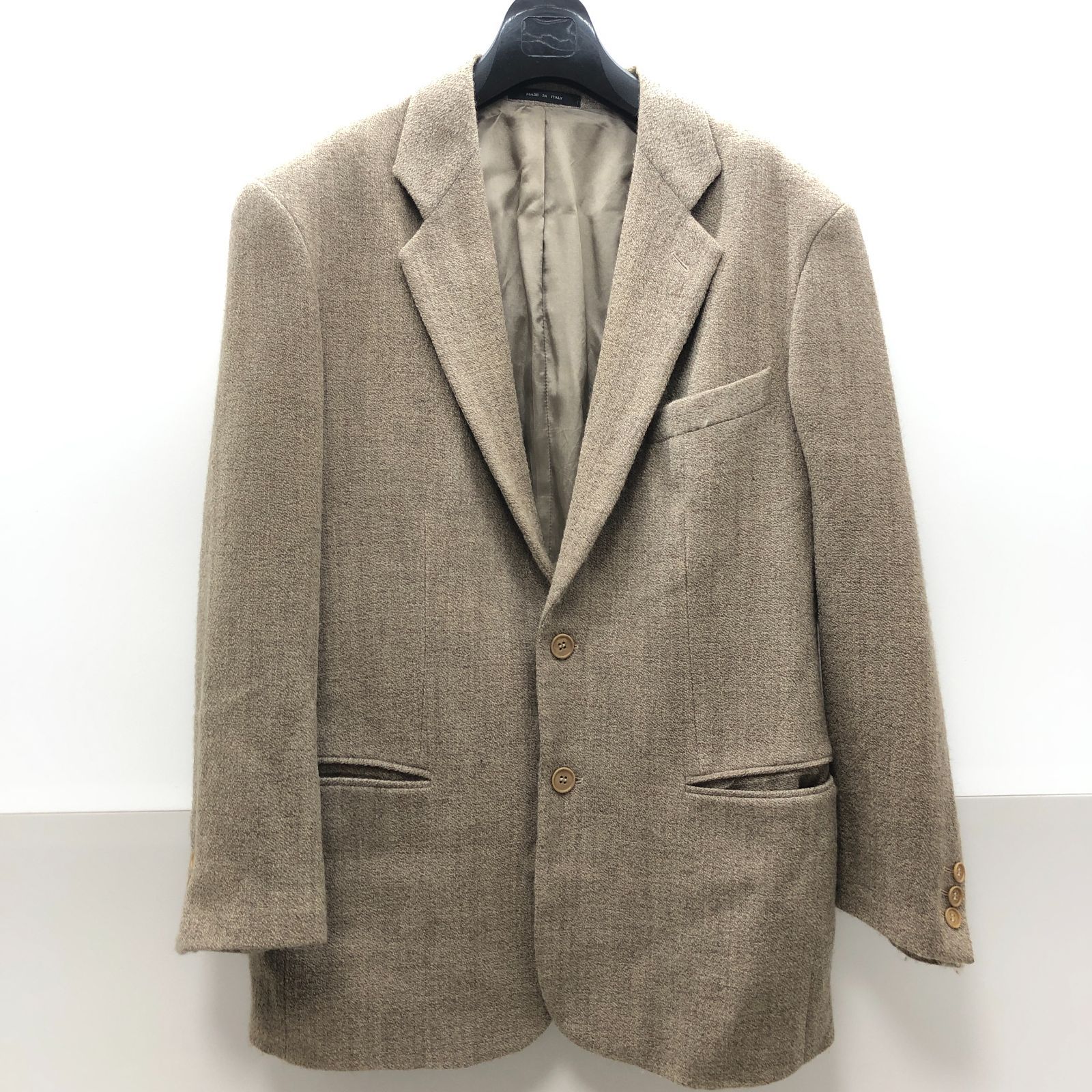 EMPORIO ARMANI メンズ ウール テーラードジャケット ベージュ系 エンポリオアルマーニ SGAW26-1773
