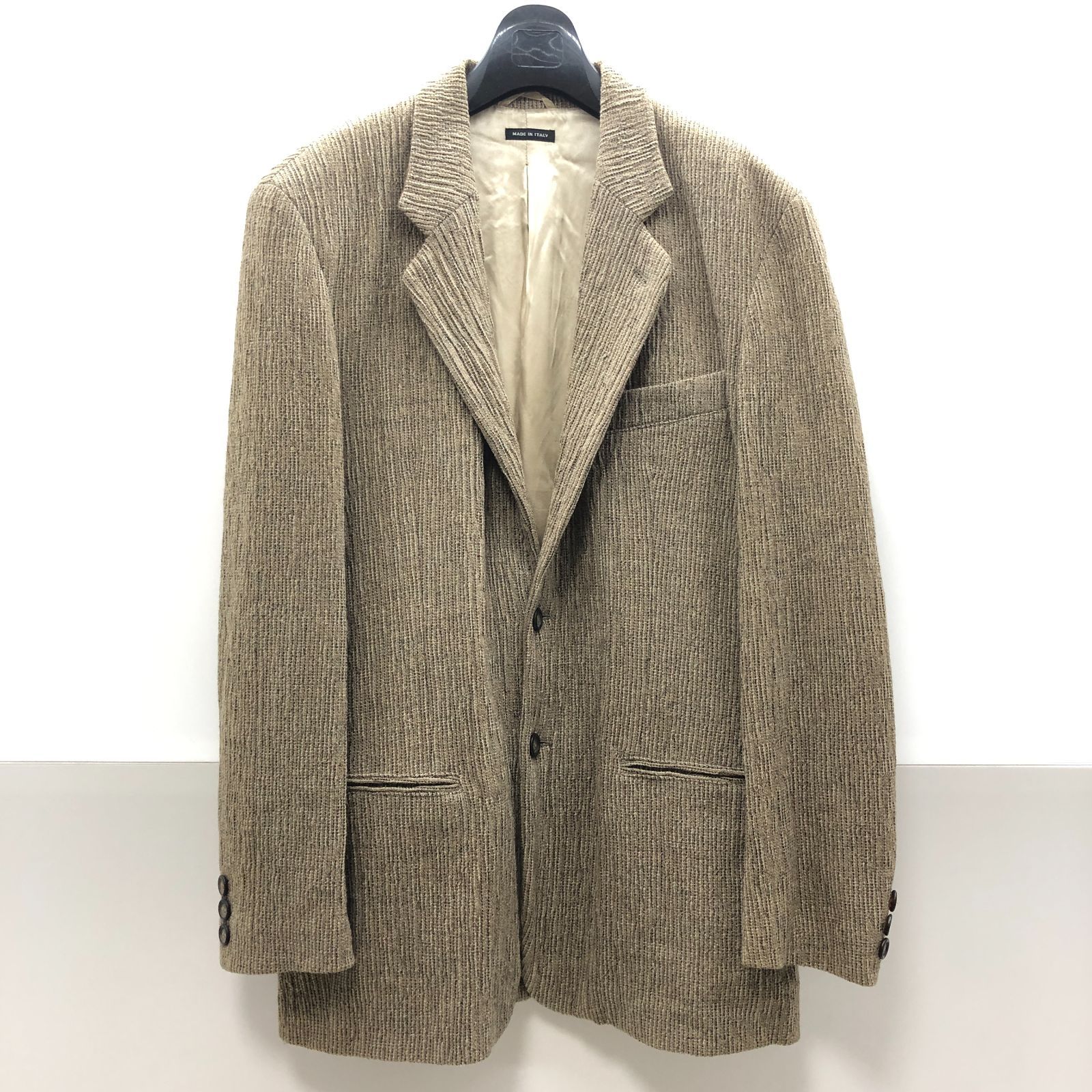 EMPORIO ARMANI メンズ ウール テーラードジャケット ベージュ系 エンポリオアルマーニ SGAW26-1771