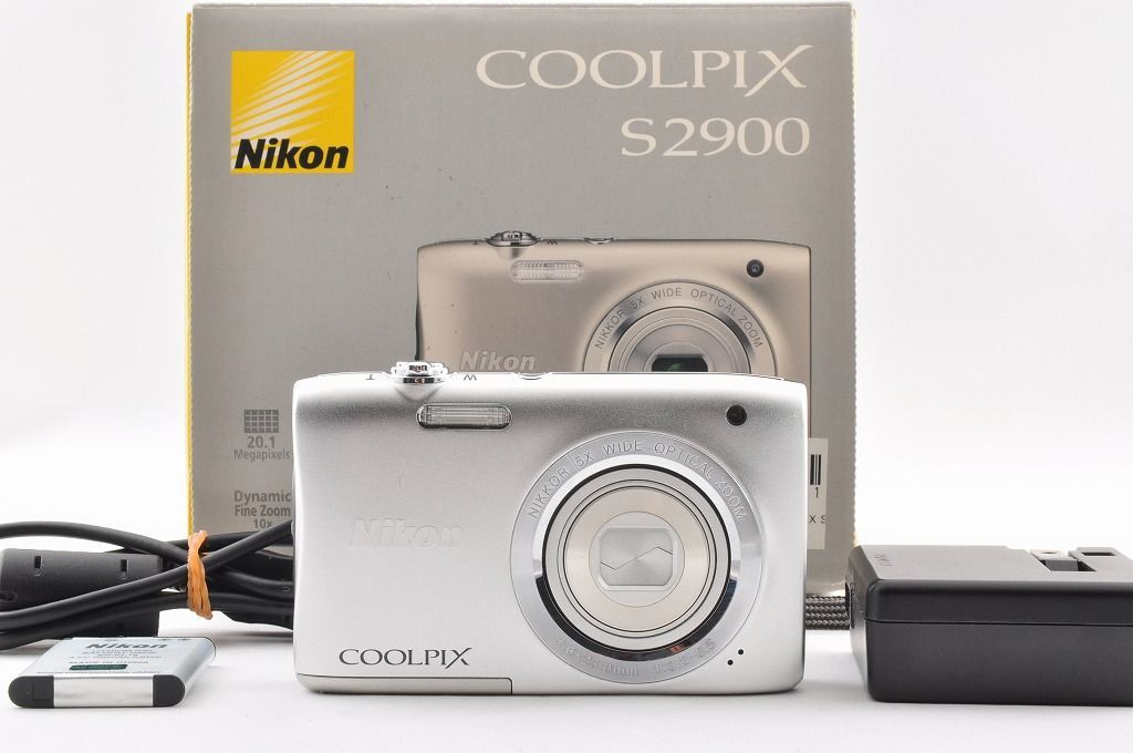 【2ヶ月保証付き】Nikon COOLPIX S2900 コンパクトデジタルカメラ 箱付き 動作品＃1499 15,246円