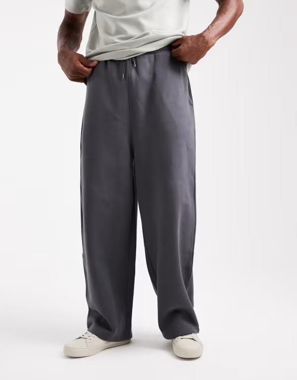 エイソス メンズ ボトムス カジュアルパンツ パンツ スウェットパンツ ASOS DESIGN essentials loose fit sweatpants in asphalt Asphalt