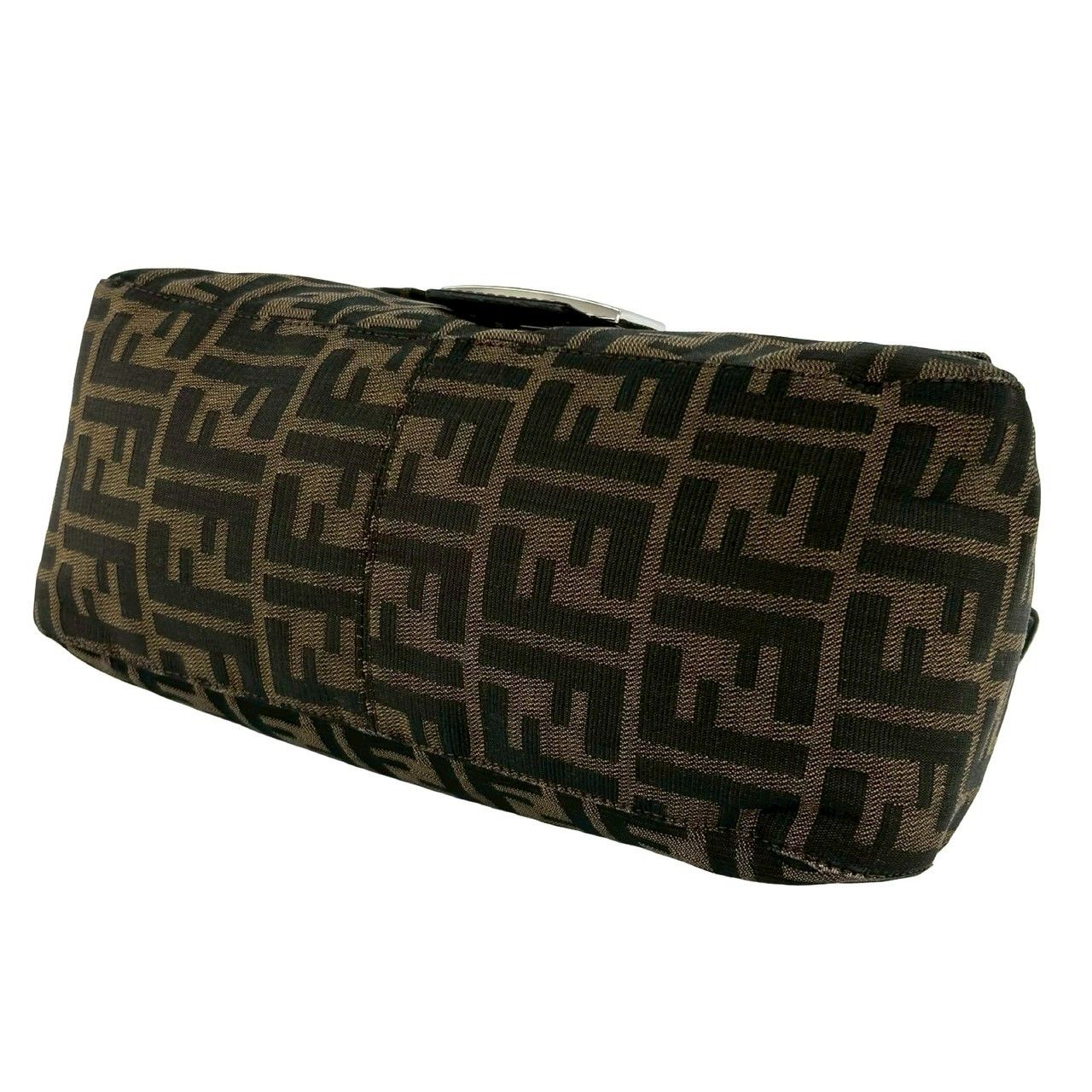 極 美品 FENDI フェンディ マンマバケット ズッカ FF ロゴ 柄