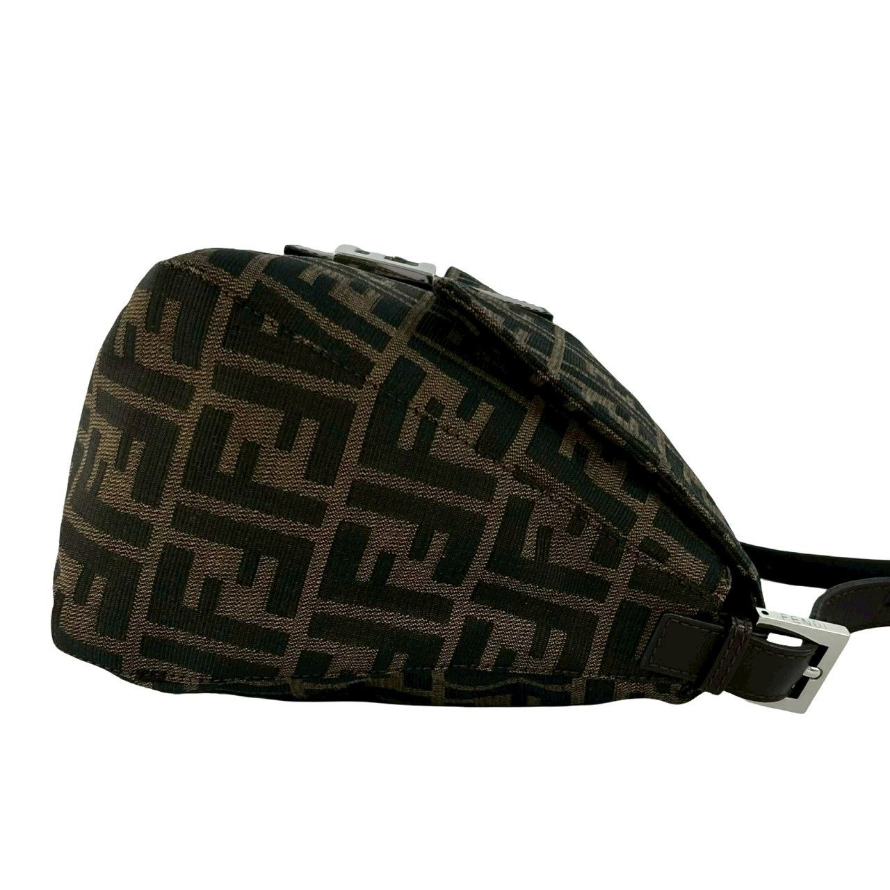 極 美品 FENDI フェンディ マンマバケット ズッカ FF ロゴ 柄
