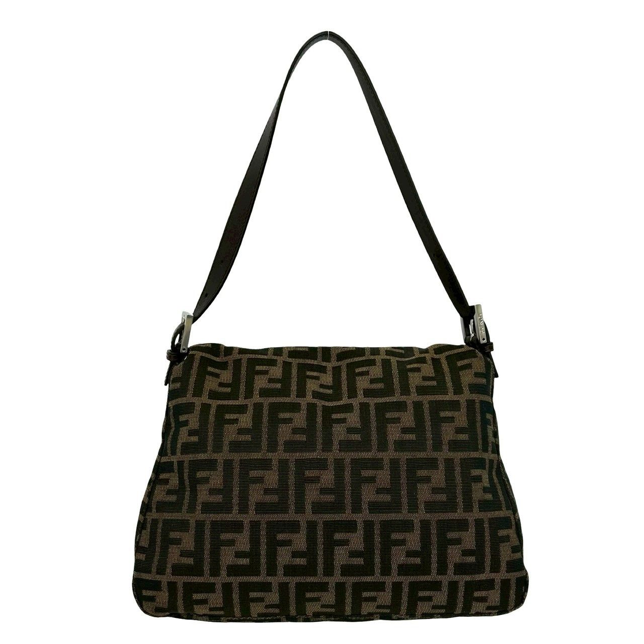 00 【美品】　FENDI ズッカ柄　マンマバケット　ハンドバッグ　FFロゴ 極 美品 FENDI フェンディ マンマバケット ズッカ FF ロゴ 柄