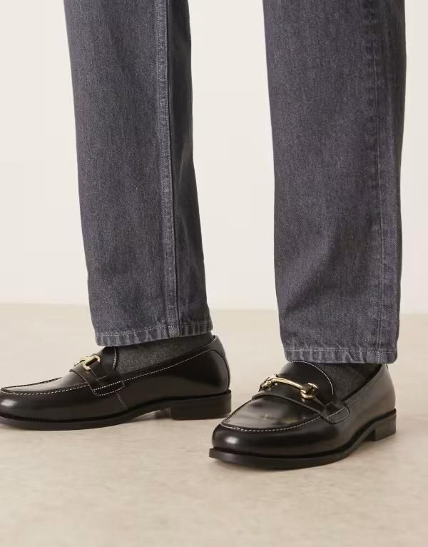 ウォークロンドン メンズ シューズ スリッポン・ローファー ローファー Walk London Torbole trim loafers Black ブラック