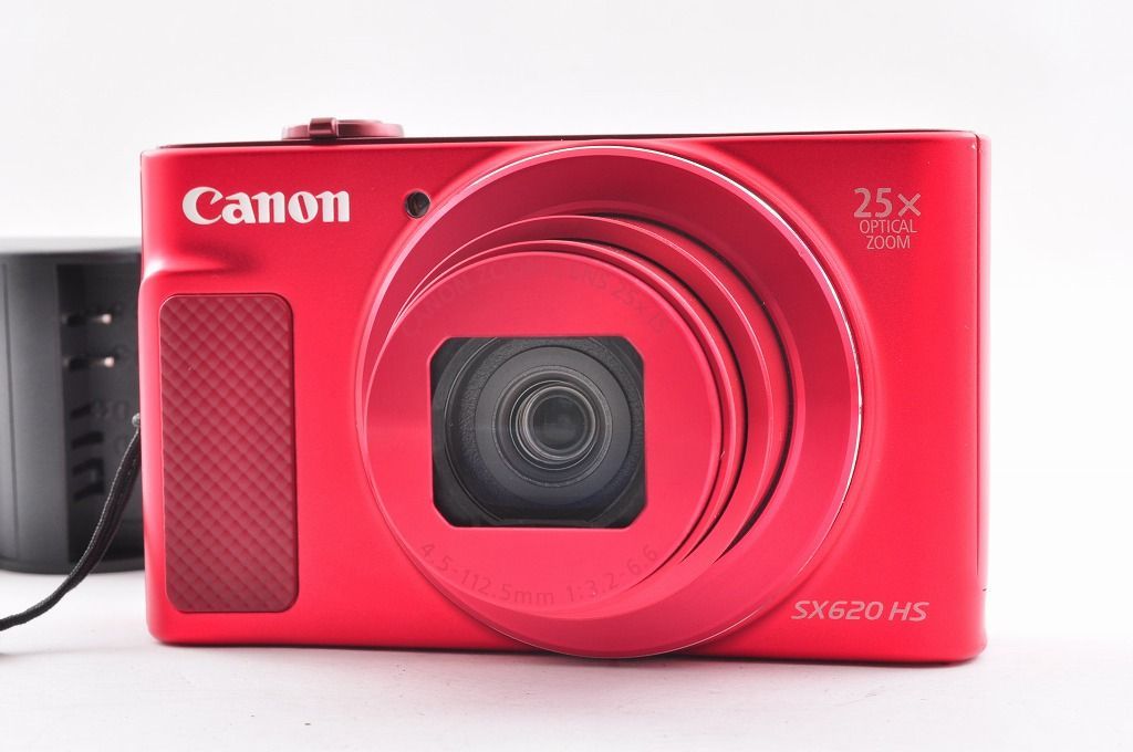 【2ヶ月保証付き】Canon PowerShot SX620 HS レッド コンデジ 光学25倍ズーム Wi-Fi搭載＃1500