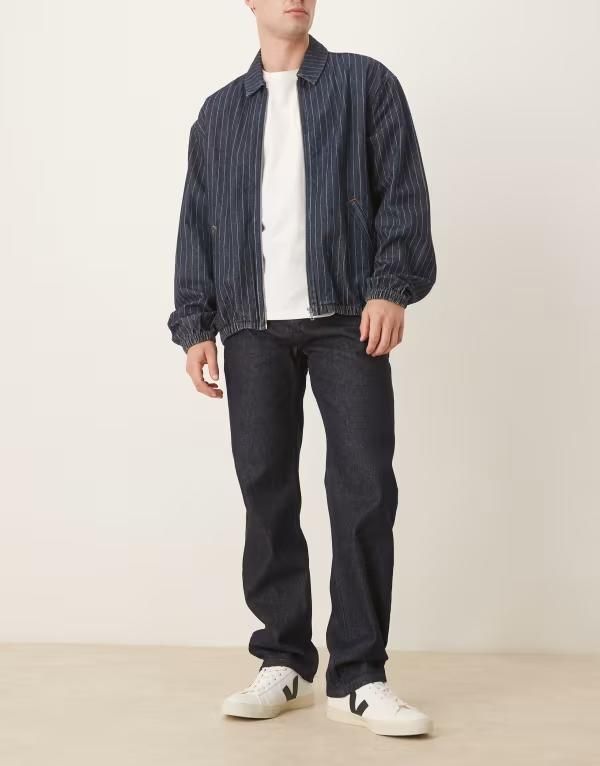 エイソス メンズ ボトムス デニムパンツ デニム ジーンズ ASOS DESIGN straight jeans in raw denim Raw denim デニム