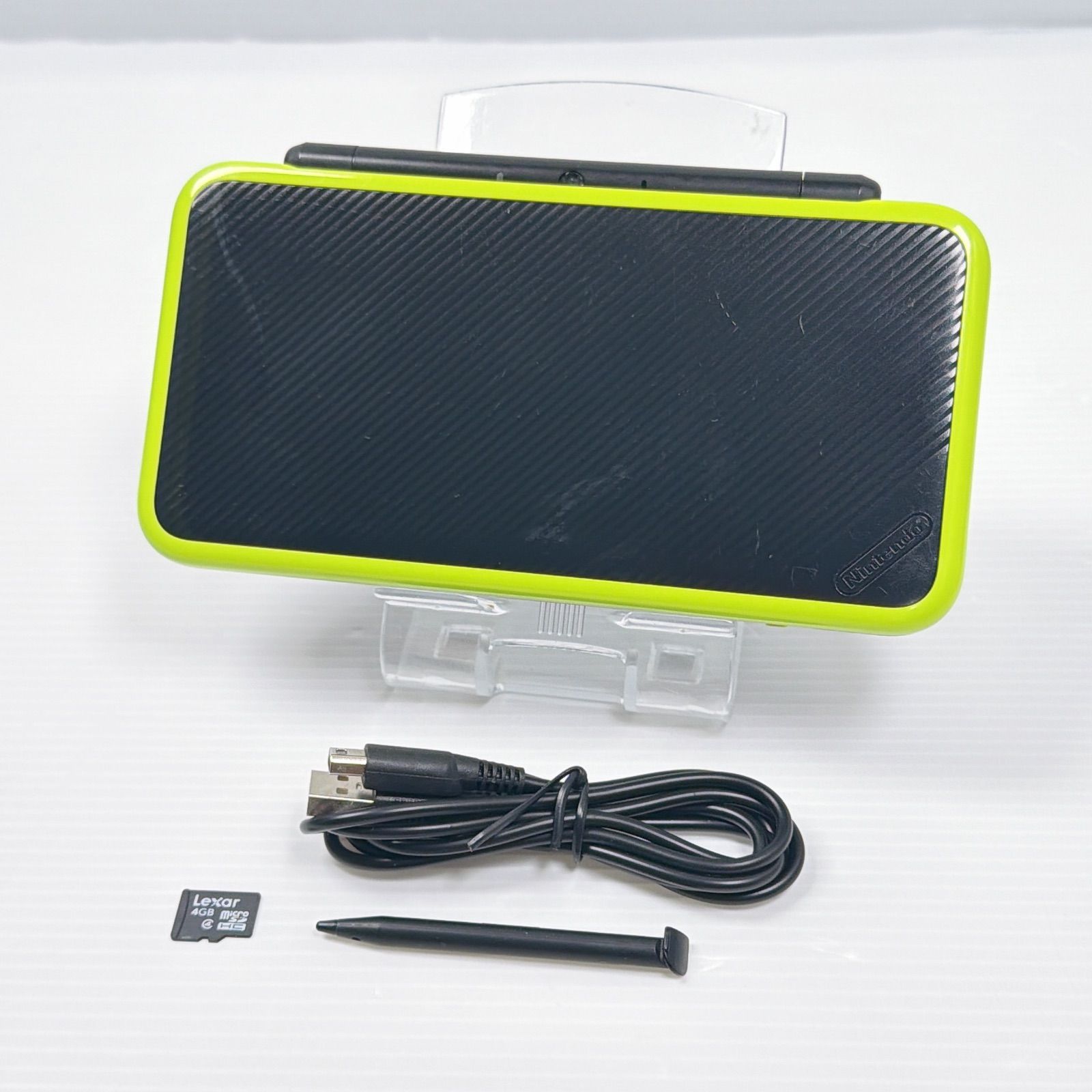 new ニンテンドー 2DSLL ブラックライム 良品 画面 液晶綺麗 遊べる