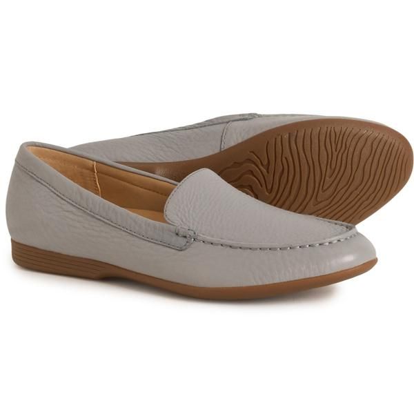 ダンスコ レディース シューズ スリッポン・ローファー レザー Dansko Lorri Loafers Leather SlipOns For Women Grey Tumbled グレー