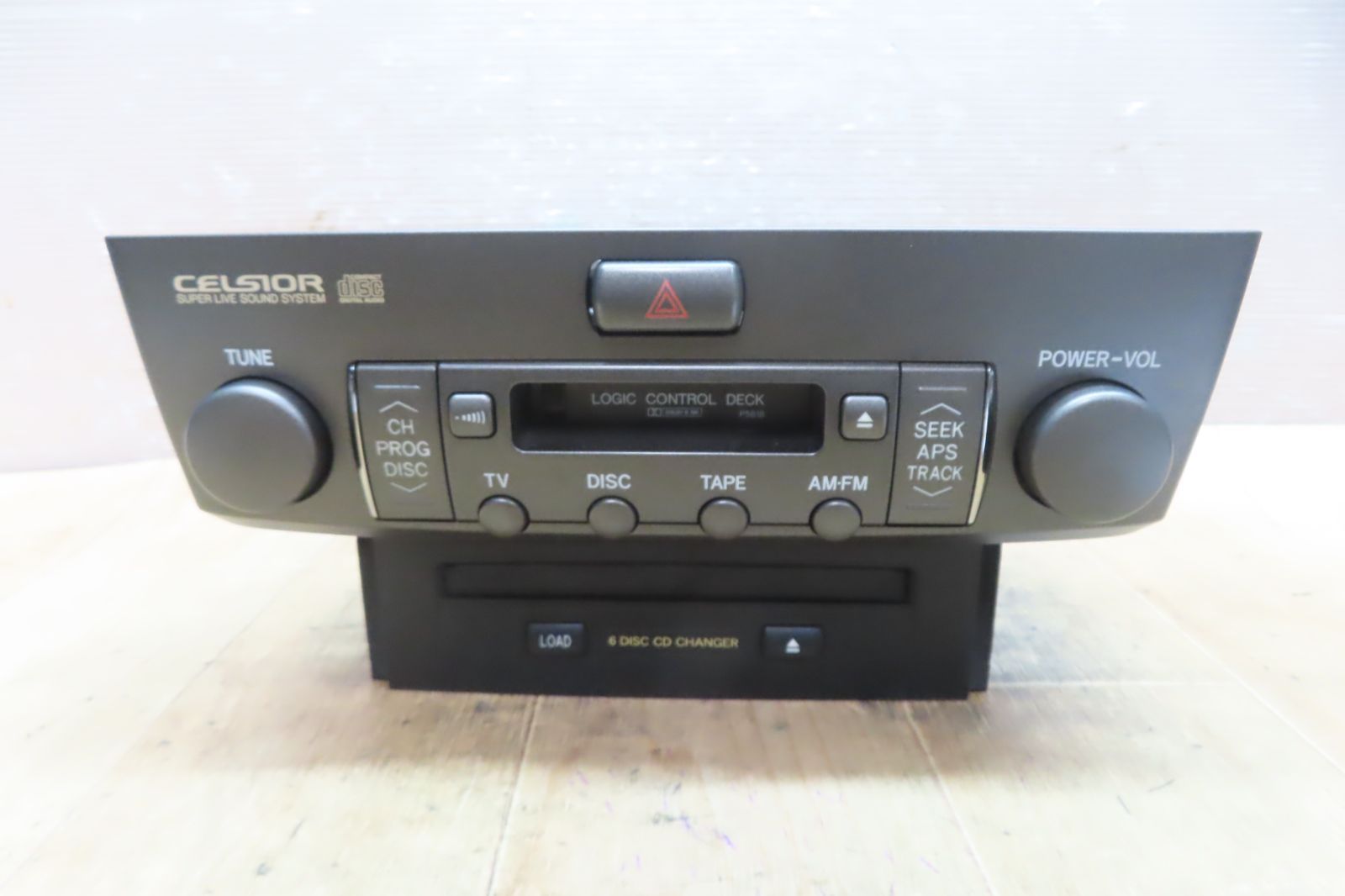 動作保証付★F6409/セルシオ UCF30 UCF31 後期 86120-50A40　FX-MG9087ZT　純正 CDチェンジャー オーディオ 本体のみ 取り外すまで正常稼働