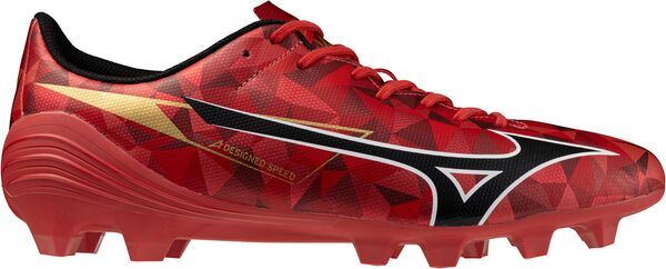ミズノ レディース シューズ スニーカー Mizuno Alpha II Select FG Soccer Cleats RedBlack ブラック