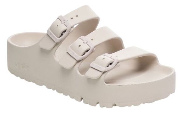 ビルケンシュトック レディース シューズ サンダル プラットフォーム Papillio by Birkenstock Womens Florida Platform Flex EVA Sandals Eggshell