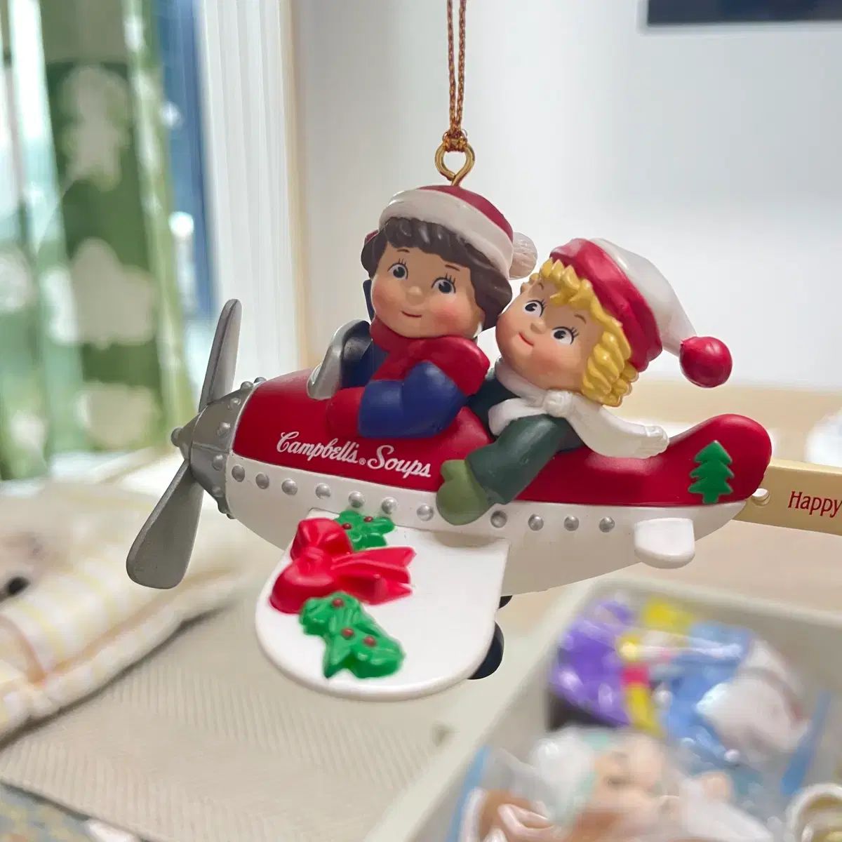 キャンベルスープ 飛行機 クリスマス オーナメント ぬいぐるみ