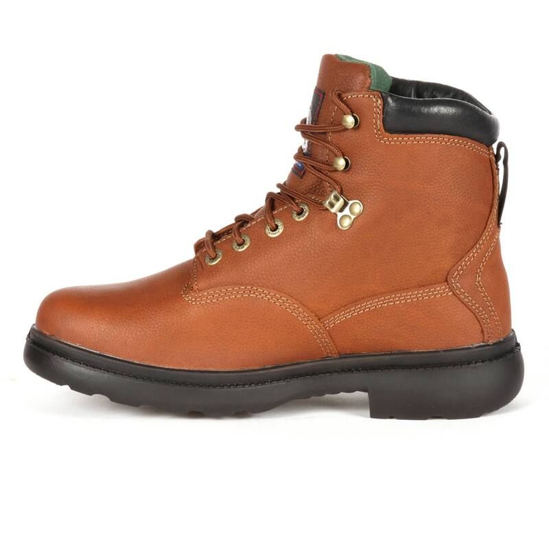 ジョージアブーツ メンズ シューズ ブーツ・レインブーツ Georgia Boots Fixpoint Farm Ranch Mens 6in Waterproof Work Boots Briar Brown ブラウン