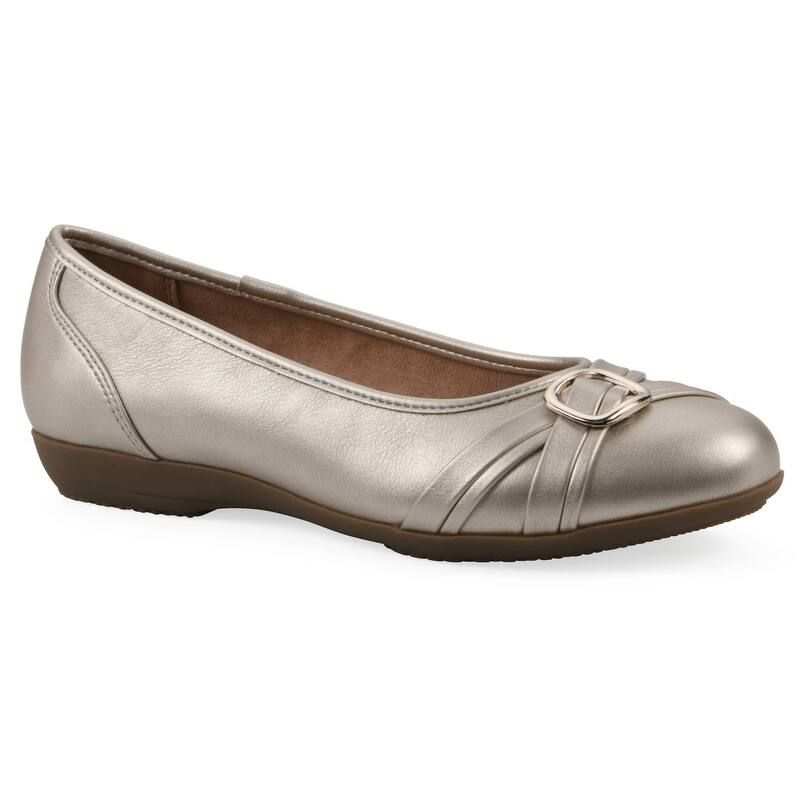 クリフバイホワイトマウンテン レディース シューズ サンダル Cliffs by White Mountain Calming Womens Ballet Flats Platino Metallic メタリック