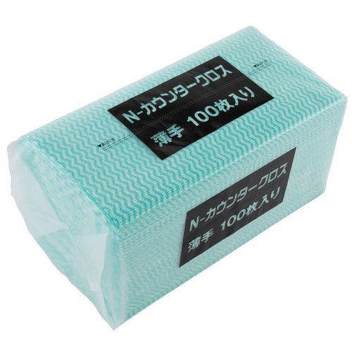 カウンタークロスエコノミー グリーン100枚×16PNCW-100G【ＭＩＳＭ】