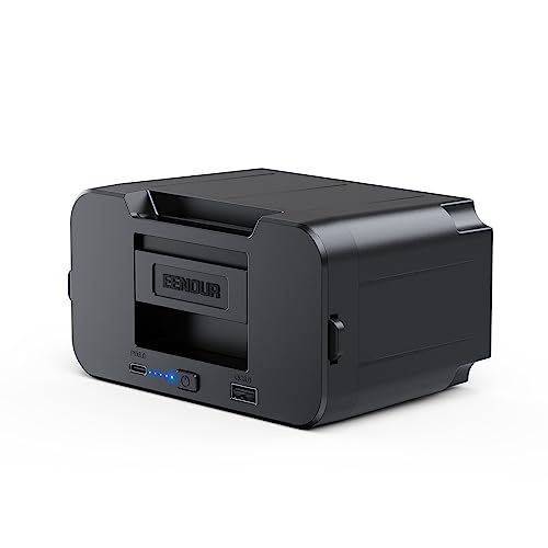 EENOUR 車載冷蔵庫用バッテリー DB01 大容量 15600mAh/170.82Wh 「車載冷蔵庫D10 D18 D35 D45」用 長時間駆動 急速充電 ソーラー充電 PD3.0対応 コードレス冷蔵庫 デイキャンプ 日帰り旅行に最適k 2c5ff66a
