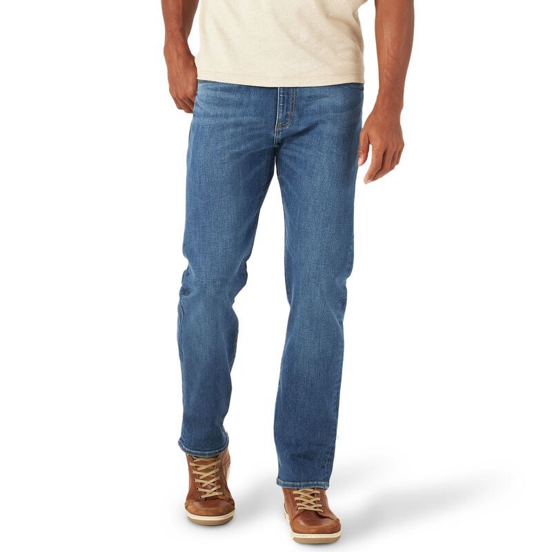 リー メンズ ボトムス デニムパンツ ジーンズ Mens Leextreme Motion Stretch Slim Straight Jeans Russ