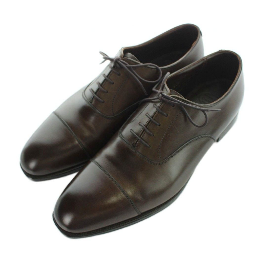 クロケット&ジョーンズ CROCKETT&JONES オードリー Audley ビジネスシューズ ドレスシューズ レザー レースアップ ストレートチップ 6.5E 25cm 茶 ブラウン 29447 /YI2