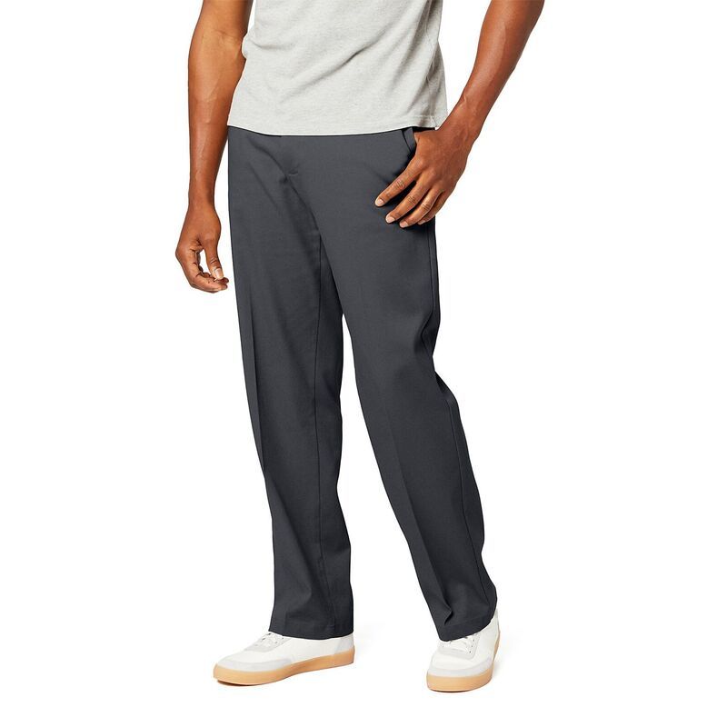 ドッカーズ メンズ ボトムス カジュアルパンツ Mens Dockers Comfort Stretch RelaxedFit Pants Dark Charcoal Heather チャコール