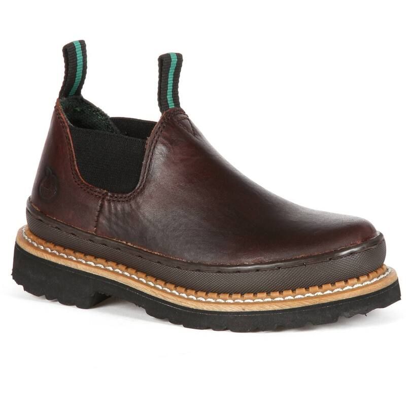 ジョージアブーツ レディース シューズ スリッポン・ローファー Georgia Boots Little Giant Romeo Boys SlipOn Shoesoggy Brown ブラウン