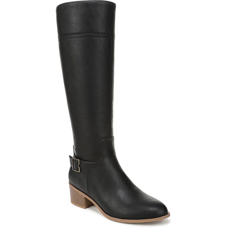 ドクター・ショール レディース シューズ ブーツ・レインブーツ トール Dr Scholls Adeline Womens Zip Tall Boots Black ブラック
