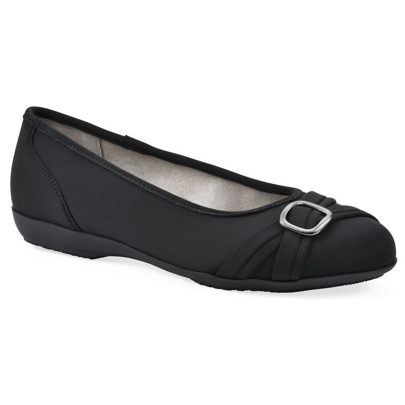 クリフバイホワイトマウンテン レディース シューズ サンダル Cliffs by White Mountain Calming Womens Ballet Flats Black Nylon ブラック