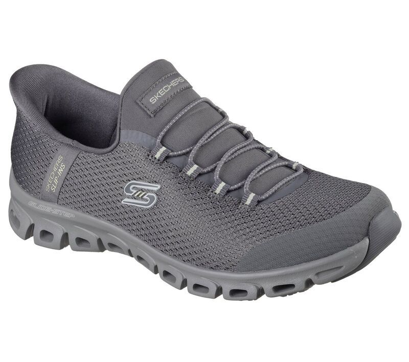 スケッチャーズ レディース シューズ スニーカー Skechers Hands Free Slipins GlideStepursuit Womensneakers Charcoal チャコール