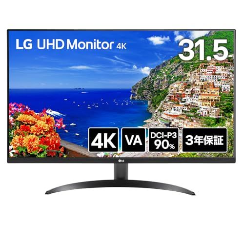 LG モニター ディスプレイ 32UR500K-B 31.5インチ / VA / 4K (3840×2160) / 約10.7億色表示(8bit+FRC) / HDR10 / DCI-P3 90% / アンチグレア/ブルーライト低減/フリッカ d62d00c6