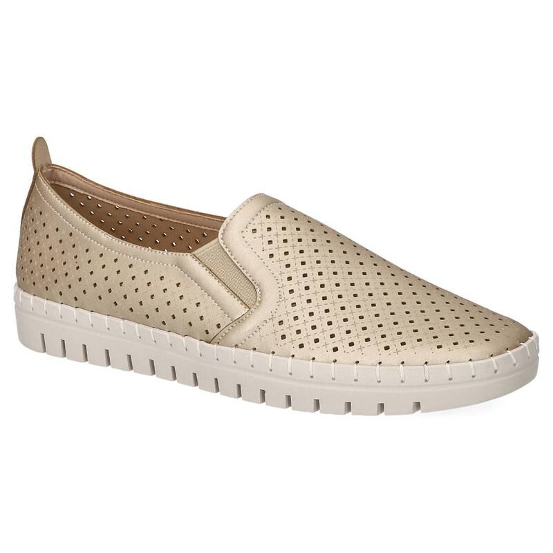 イージーストリート レディース シューズ サンダル スニーカー Easy Street Fresh WomenslipOn Sneakers Champagne シャンパン