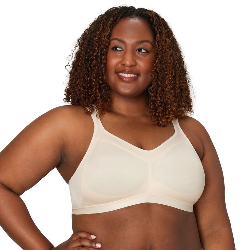 プレイテックス レディース アンダーウェア ブラジャー Playtex 18 Hour Active Breathable Comfort Wireless Bra 4159 Light Beige ベージュ
