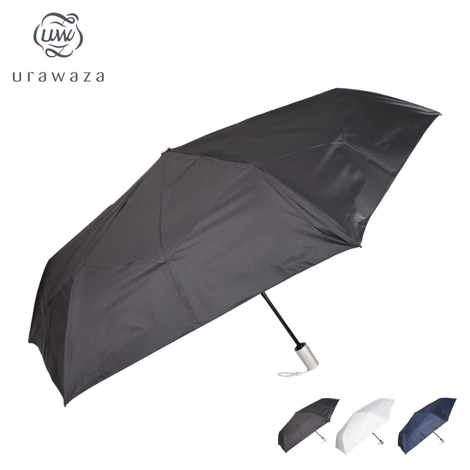 urawaza ウラワザ 折りたたみ傘 メンズ レディース 軽量 自動開閉 折り畳み UVカット 31-230-30065-12