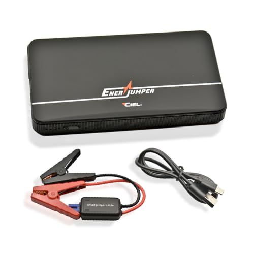 シエル(CIEL) エナジャンパー コンパクトジャンプスターター 6000mAh ピーク電流400A 機能 LEDライト搭載 PSE認証済 日本語取扱説明書 ブラック CL-K21C(沖縄・離島の方発送不可）) aecaad37