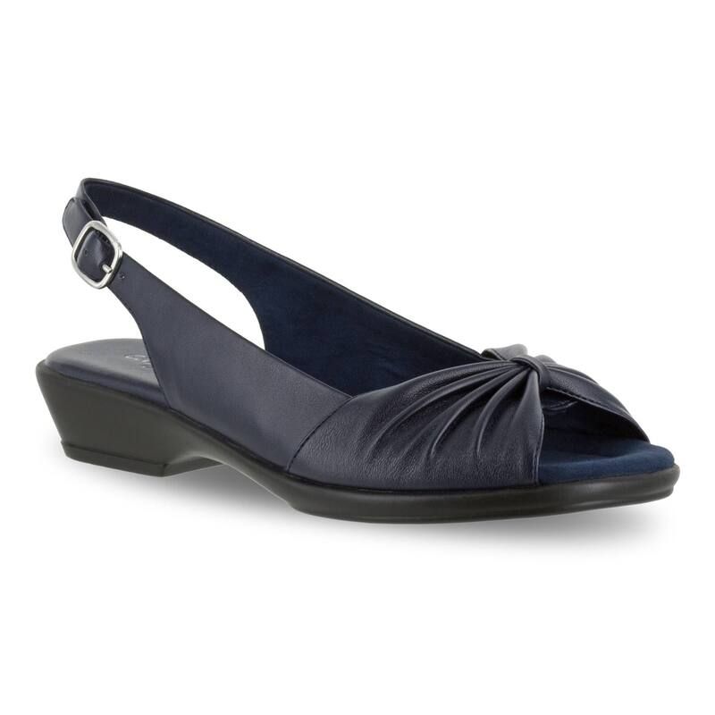 イージーストリート レディース シューズ サンダル Easy Street Fantasia Womens Dressandals Navy ネイビー