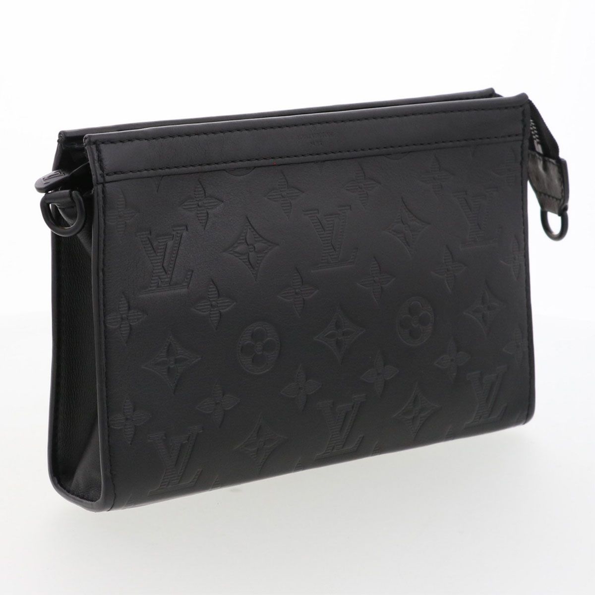 LOUIS VUITTON ルイ・ヴィトン ガストン ウエアラブル ウォレット ショルダーバッグ M81115 メンズ モノグラムシャドウ ブラック 中古