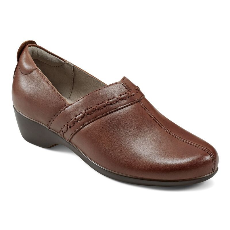 イージースピリット レディース シューズ サンダル Easy Spirit Dolores WomenslipOn Shoes Medium Brown Leather ブラウン
