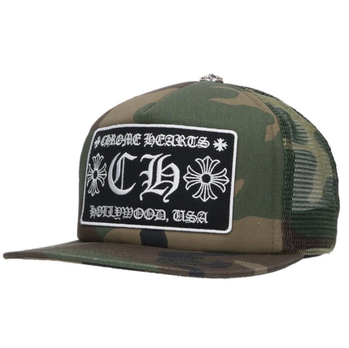 正規品 インボイスあり美品 CHROME HEARTS トラッカーキャップ 正規品】【インボイスコピーあり】CHROME HEARTS トラッカーキャップ