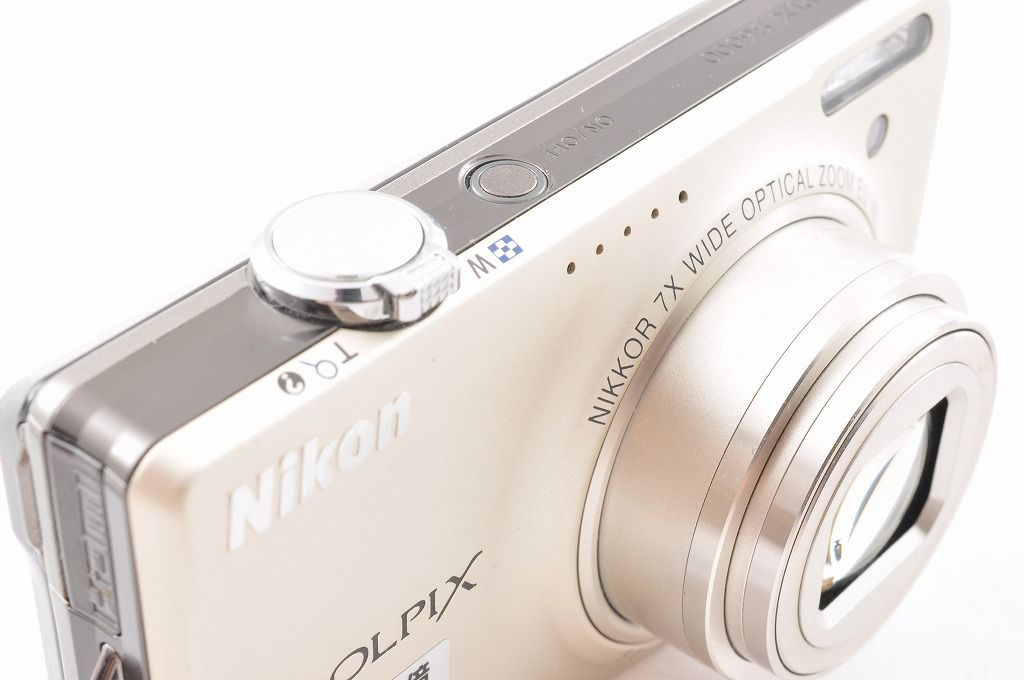 2ヶ月保証付き】Nikon COOLPIX S6000 シルバー コンデジ 光学7倍ズーム