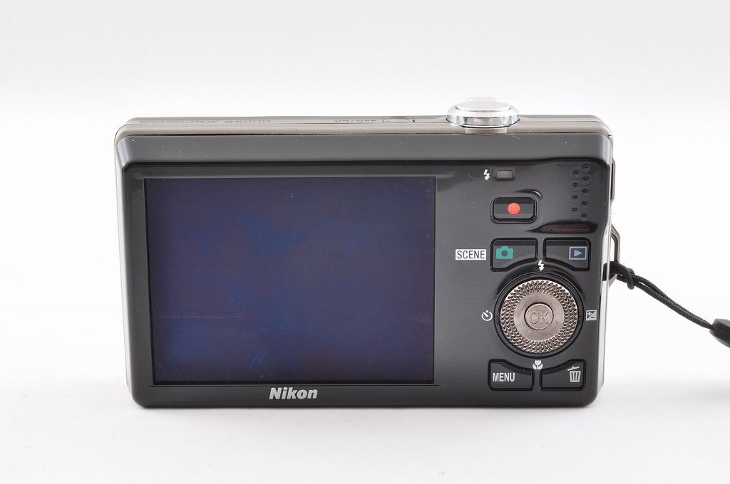2ヶ月保証付き】Nikon COOLPIX S6000 シルバー コンデジ 光学7倍ズーム