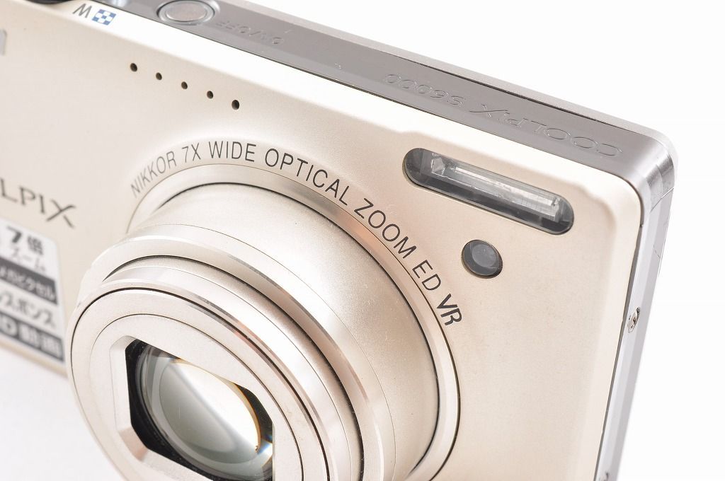 2ヶ月保証付き】Nikon COOLPIX S6000 シルバー コンデジ 光学7倍ズーム