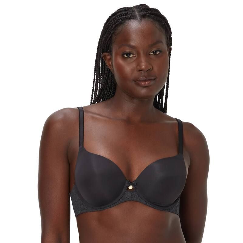 メイデンフォーム レディース アンダーウェア ブラジャー Womens Maidenform One Fab Fit Custom Lift Underwire Bra DM2423 Black ブラック